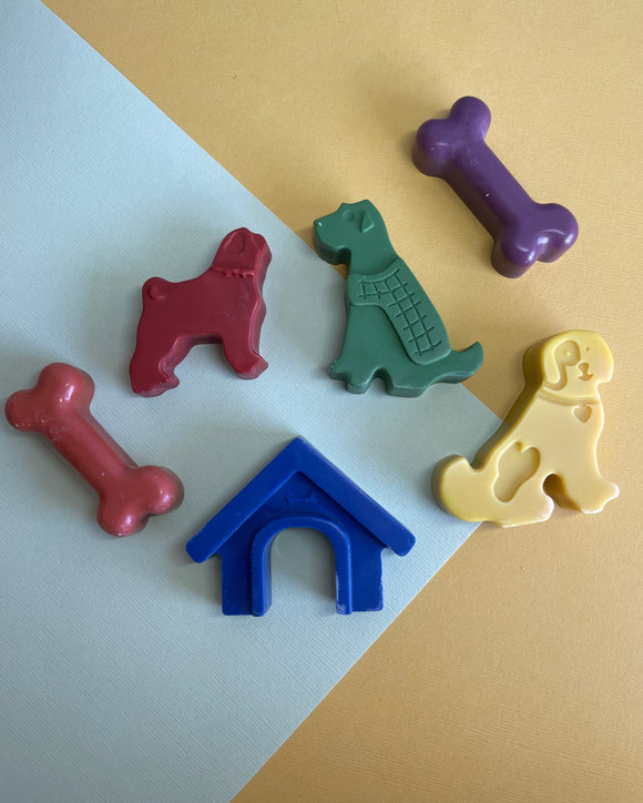 Dog and Kennel Crayons